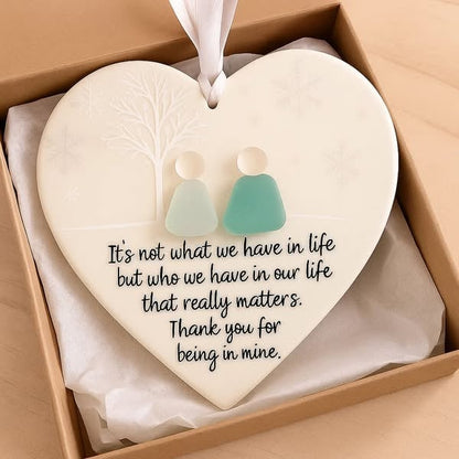💝Hot Sale❤️ - Heart-Shaped  Friendship Decor🌊✨ Shaped by Nature & Crafted by Hand