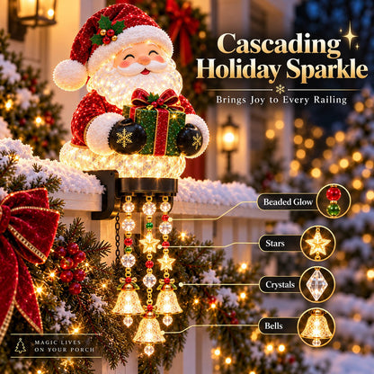 🔥Hot Sale🔥 -🎄 Christmas Porch Railing Lights – 4 Festive Character Designs