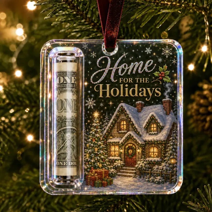 🔥Hot Sale🔥 - 🎄Christmas Cash Gift Ornament- Make Cash Feel Like A Real Christmas Gift💵