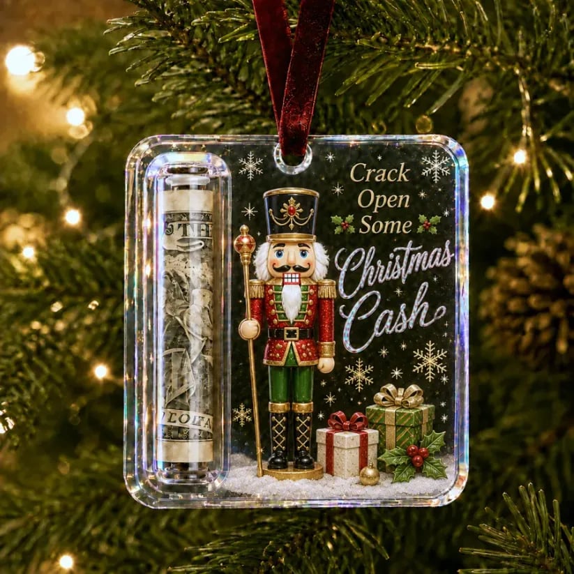 🔥Hot Sale🔥 - 🎄Christmas Cash Gift Ornament- Make Cash Feel Like A Real Christmas Gift💵