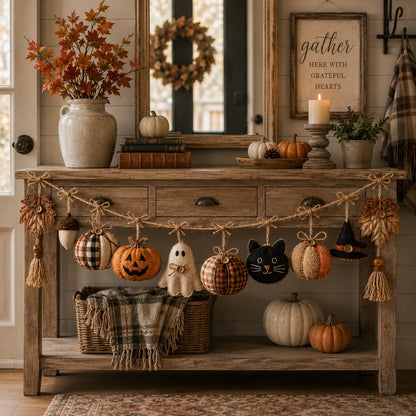 Cozy Fall Fabric Garland