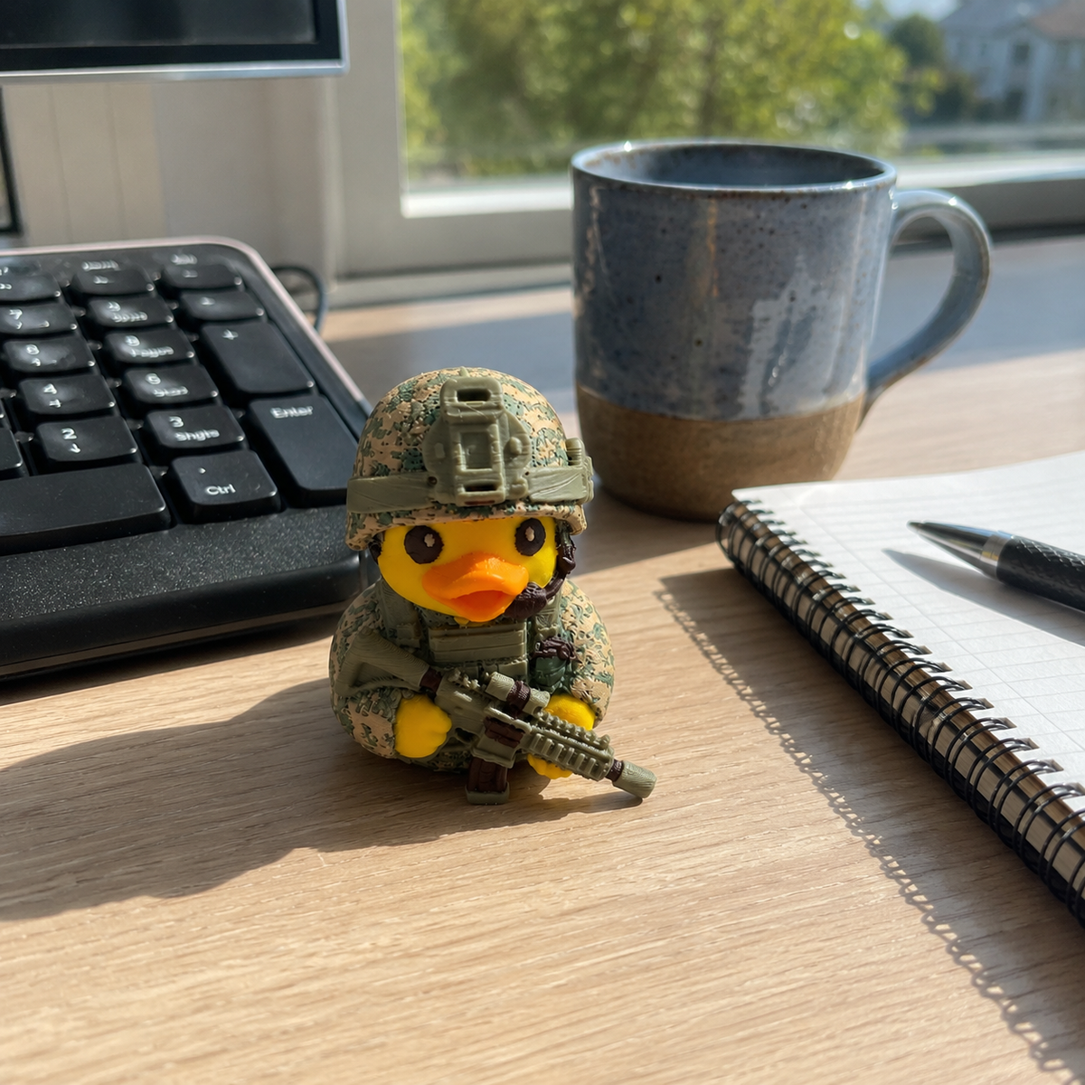 🎁Military Field Dress Duck Figurine