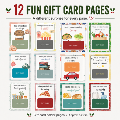 🔥 LIMITED-TIME 50% OFF — 🎄Christmas Gift Card Book