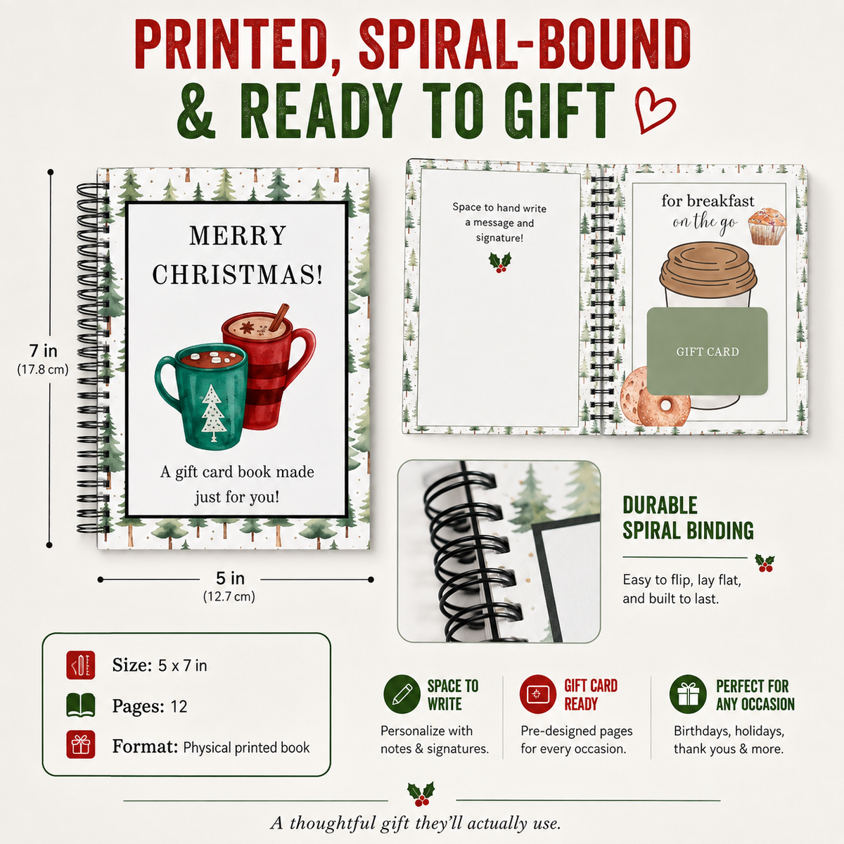 🔥 LIMITED-TIME 50% OFF — 🎄Christmas Gift Card Book
