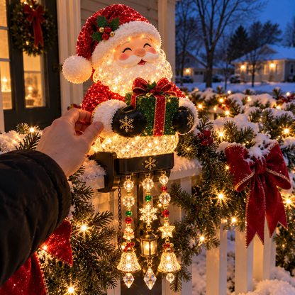 🔥Hot Sale🔥 -🎄 Christmas Porch Railing Lights – 4 Festive Character Designs