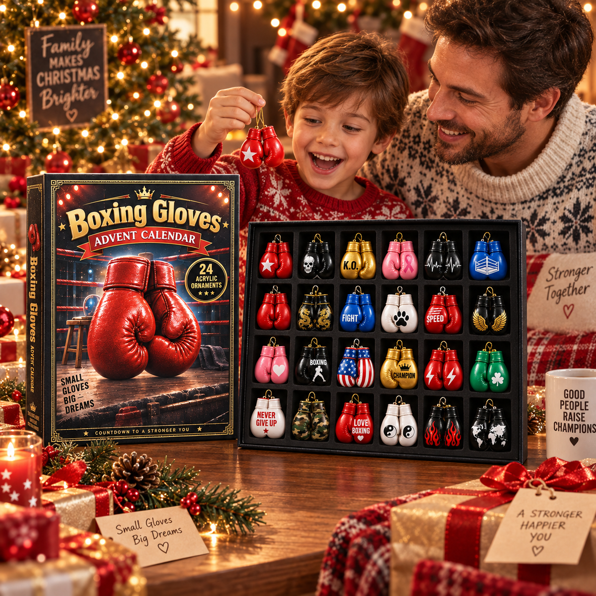 🥊Boxing Gloves Advent Calendar 2026 - 24-Day Festive Countdown