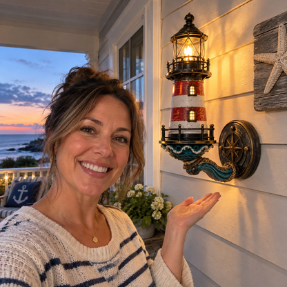 🔥Hot Sale🔥 - 🌊Vintage Coastal Lighthouse Wall Light