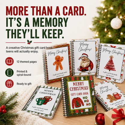 🔥 LIMITED-TIME 50% OFF — 🎄Christmas Gift Card Book