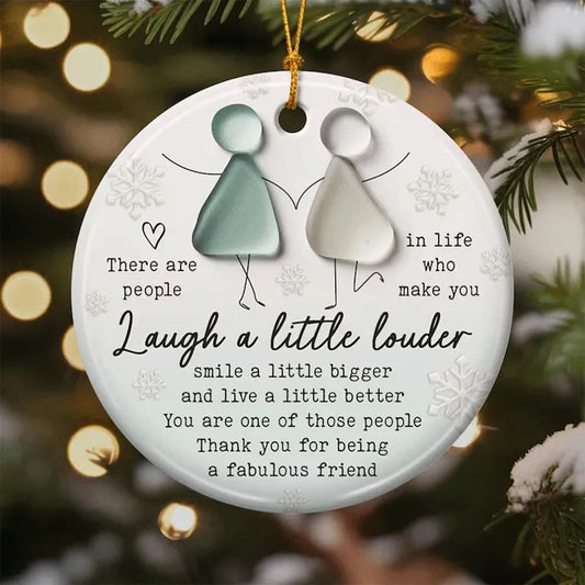 Sea Glass Friendship Ornaments