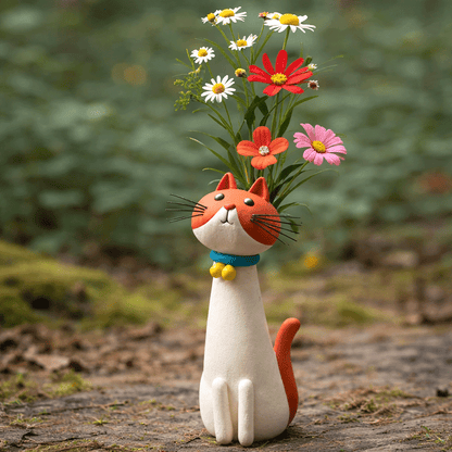 😻😻2026 Mother's Day Gifts 50% Off--💖🎁Mini Quirky Cat Vase