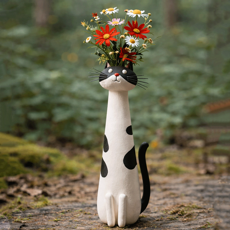 😻😻2026 Mother's Day Gifts 50% Off--💖🎁Mini Quirky Cat Vase
