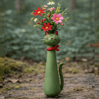 😻😻2026 Mother's Day Gifts 50% Off--💖🎁Mini Quirky Cat Vase