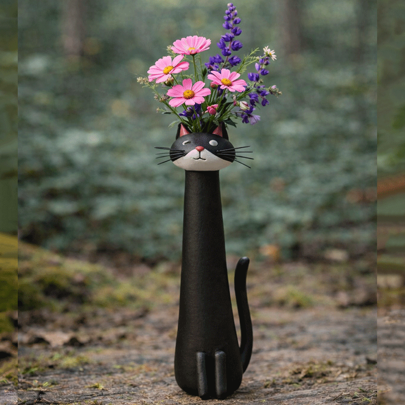 😻😻2026 Mother's Day Gifts 50% Off--💖🎁Mini Quirky Cat Vase