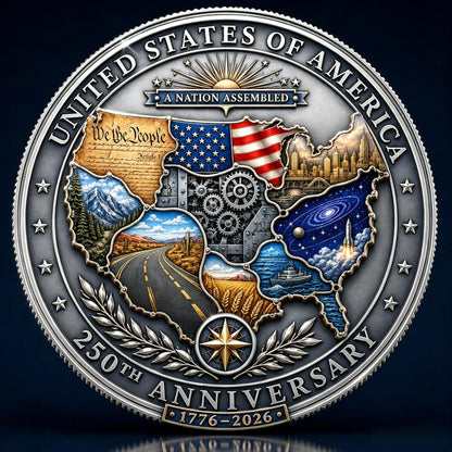 America 250th Anniversary “A Nation Assembled” Commemorative Coin