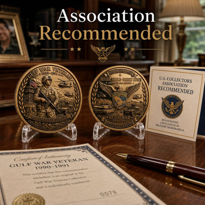 🔥LAST DAY 49 % OFF - Gulf War Veteran Commemorative Coin