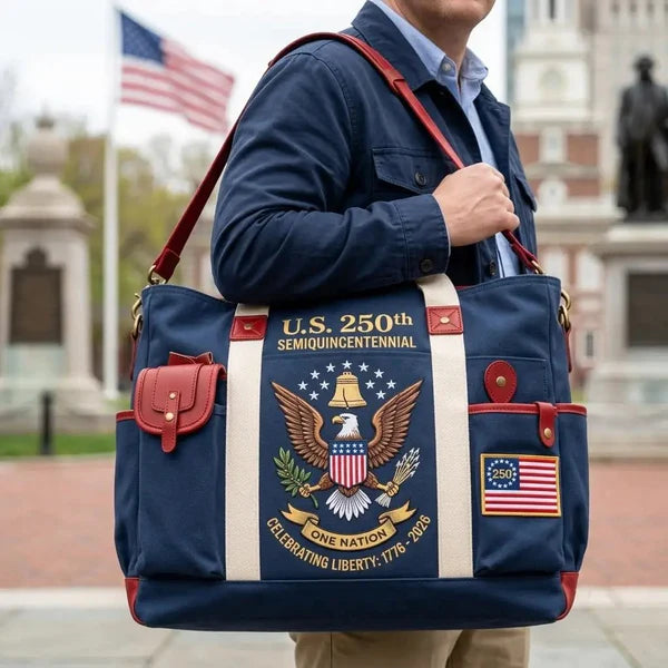USA 250th Anniversary Edition Heavy-Duty Multifunctional Outdoor Tote Bag