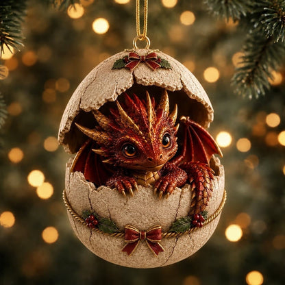 Dragon Egg Christmas Ornament