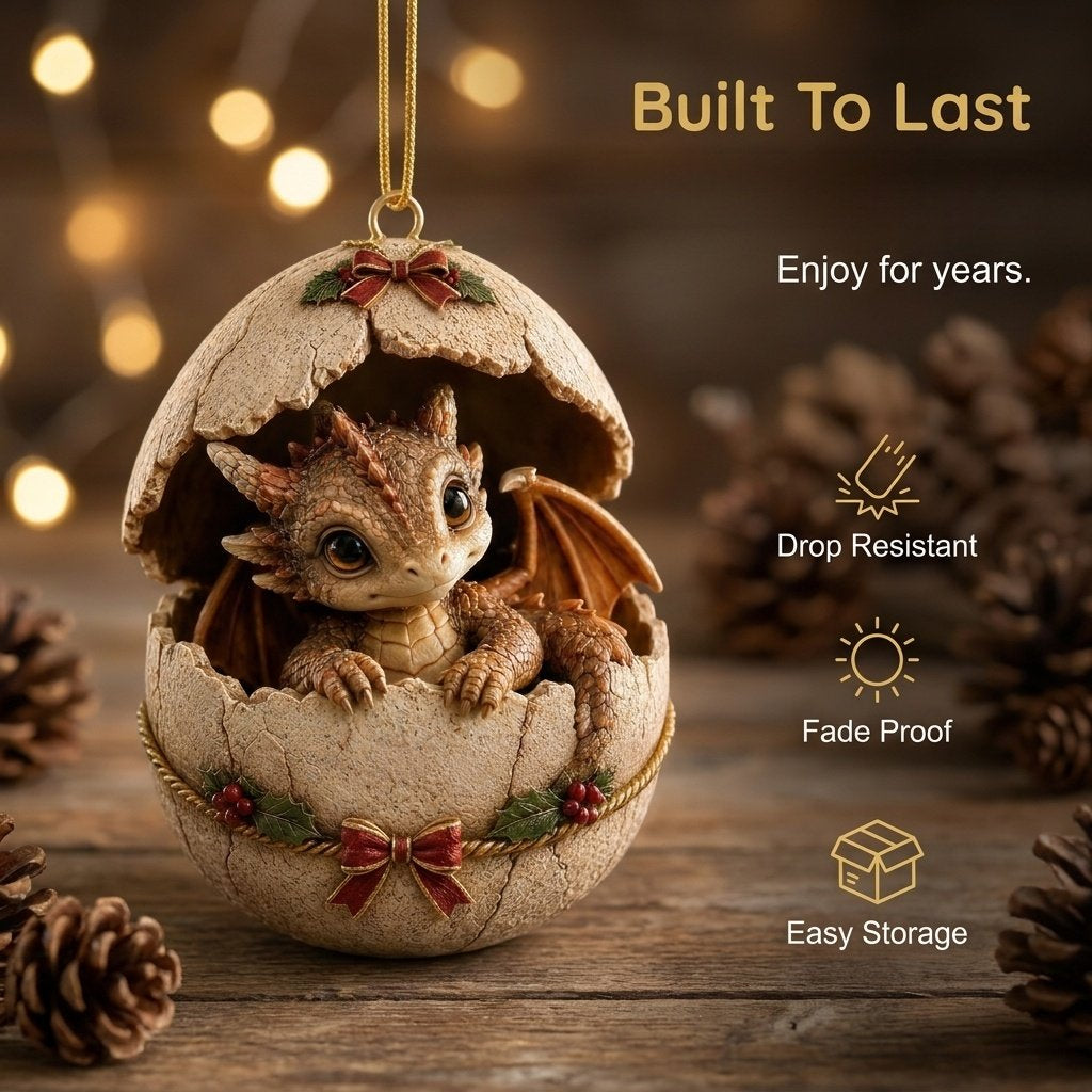 Dragon Egg Christmas Ornament