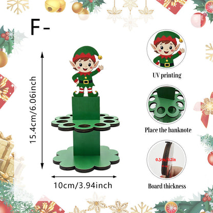 Christmas Tabletop Wooden Money Holder 🎁