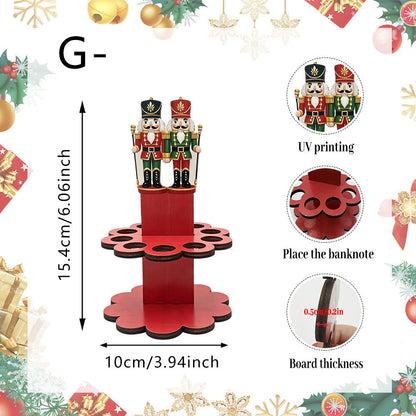 Christmas Tabletop Wooden Money Holder 🎁