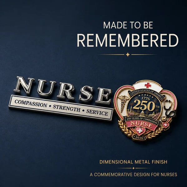💉Nurse Compassion Strength Service Car Emblem Metal Badge