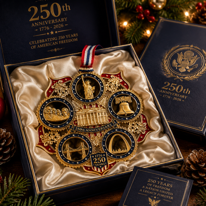 Last 30pcs🔥250th Anniversary Christmas Tree Ornament