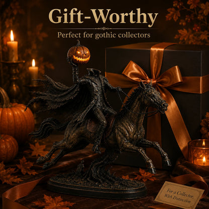 🔥Hot Sale🔥 - 🎃🏇Midnight Chase Headless Horseman Statue