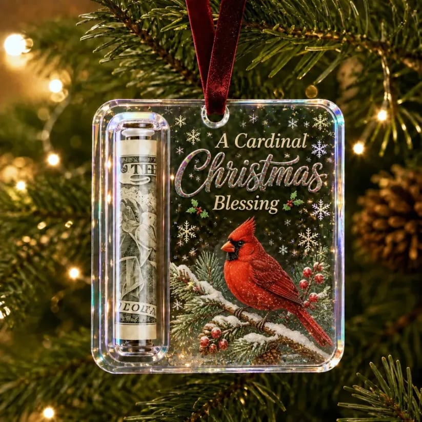 🔥Hot Sale🔥 - 🎄Christmas Cash Gift Ornament- Make Cash Feel Like A Real Christmas Gift💵