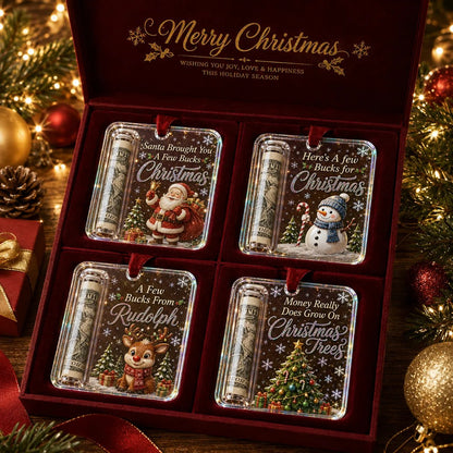 🔥Hot Sale🔥 - 🎄Christmas Cash Gift Ornament- Make Cash Feel Like A Real Christmas Gift💵