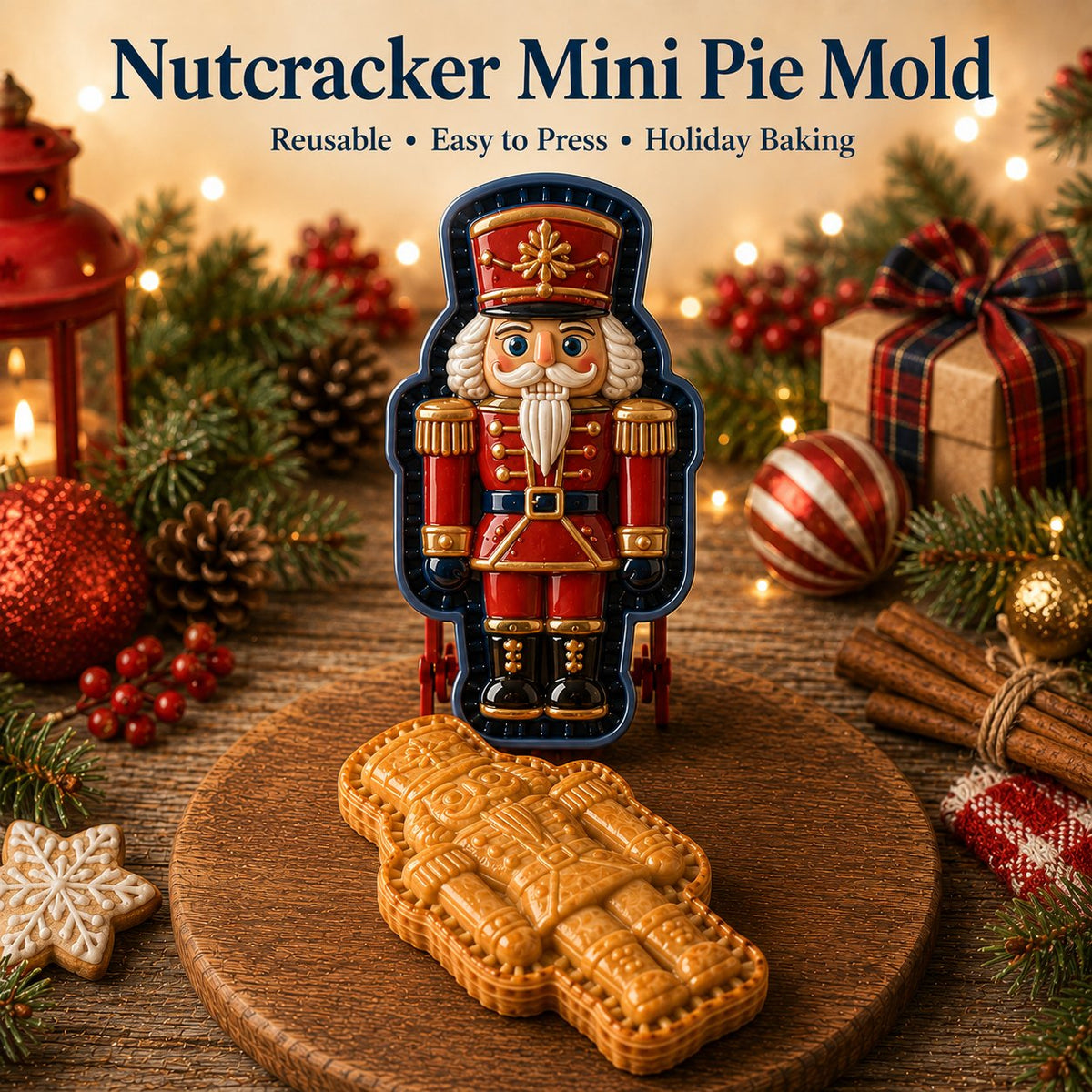 🔥Hot Sale🔥  - 🎄Christmas Mini Pie Mold Collection 🥧✨