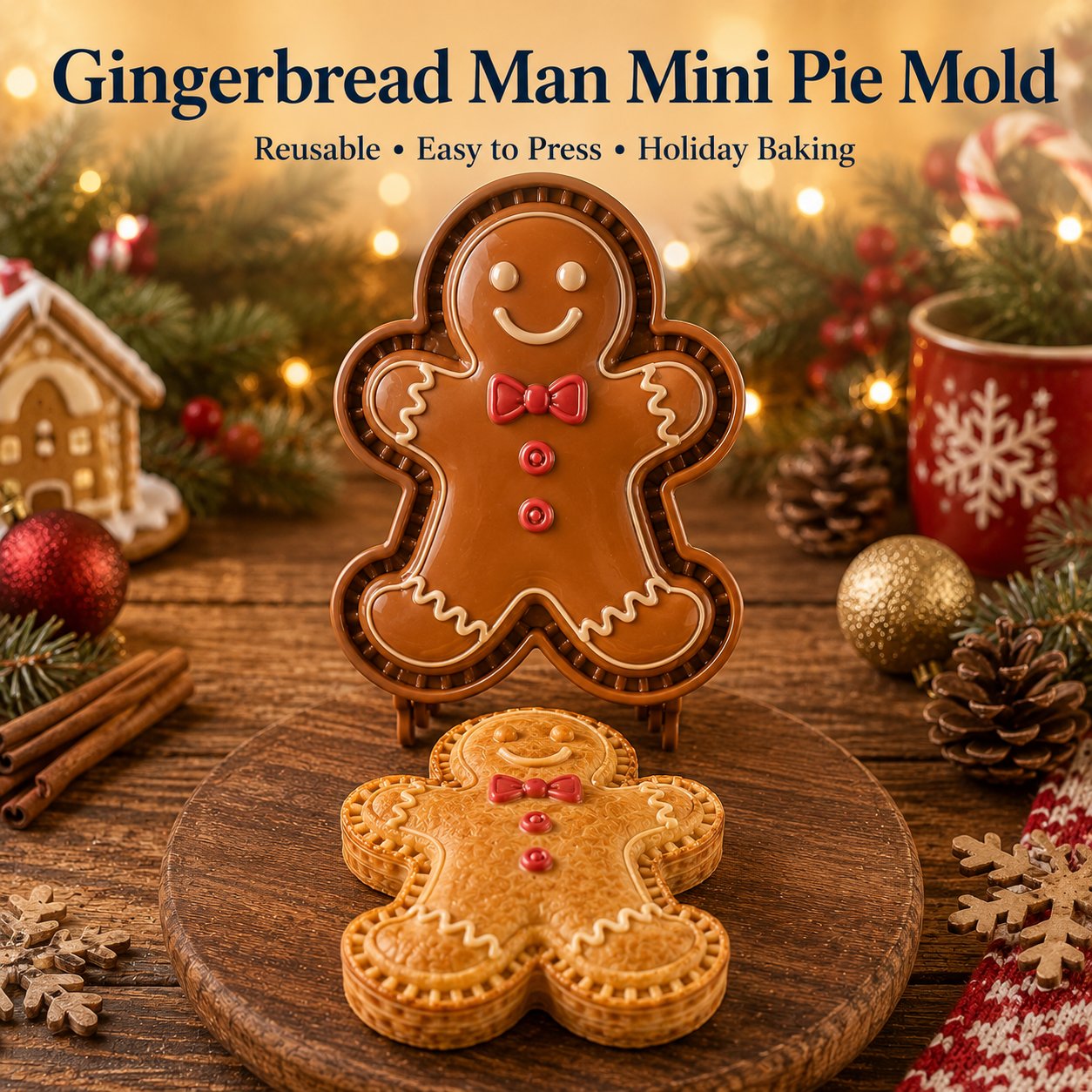 🔥Hot Sale🔥  - 🎄Christmas Mini Pie Mold Collection 🥧✨