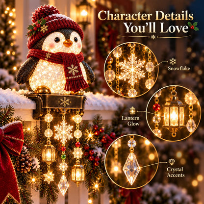 🔥Hot Sale🔥 -🎄 Christmas Porch Railing Lights – 4 Festive Character Designs