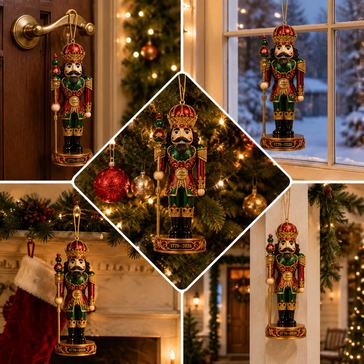 🔥2026 America 250th Anniversary Royal Nutcracker King Christmas Ornament