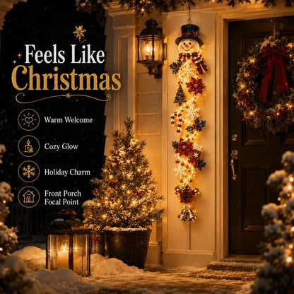 🎅Glowing Christmas Door Hanger