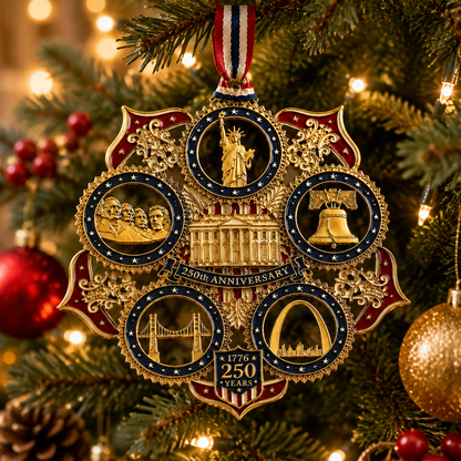 Last 30pcs🔥250th Anniversary Christmas Tree Ornament