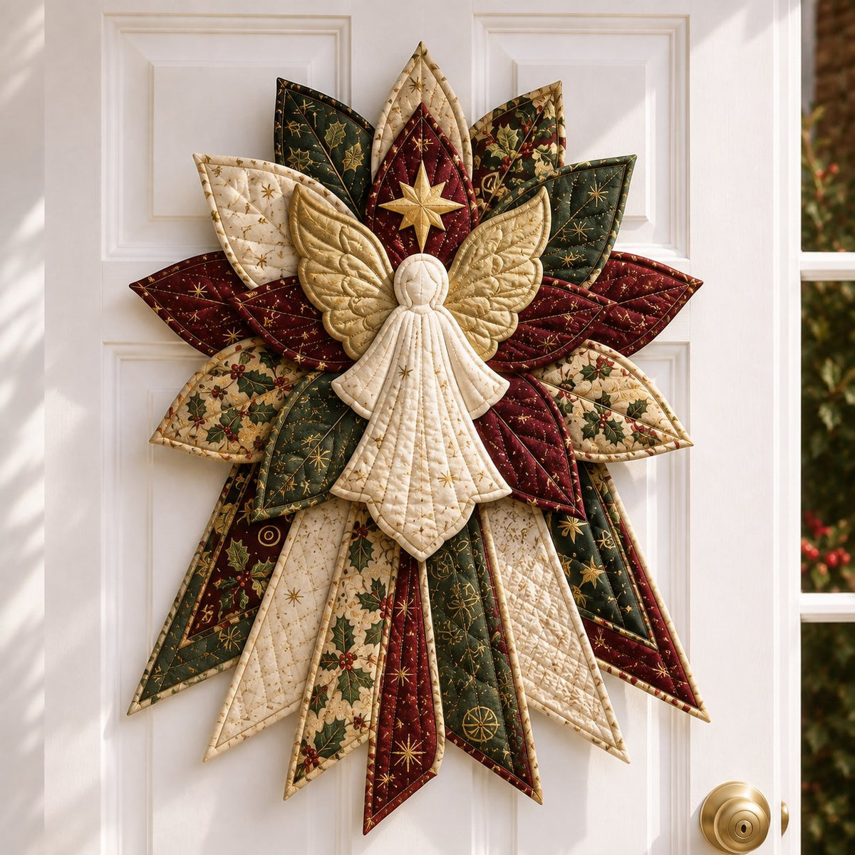 🔥Last 20 Pcs🔥 - 🎄Festive Quilted Christmas Door Hanging DIY Sewing Kit