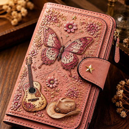 Vintage Country Glamour Embossed Wallet