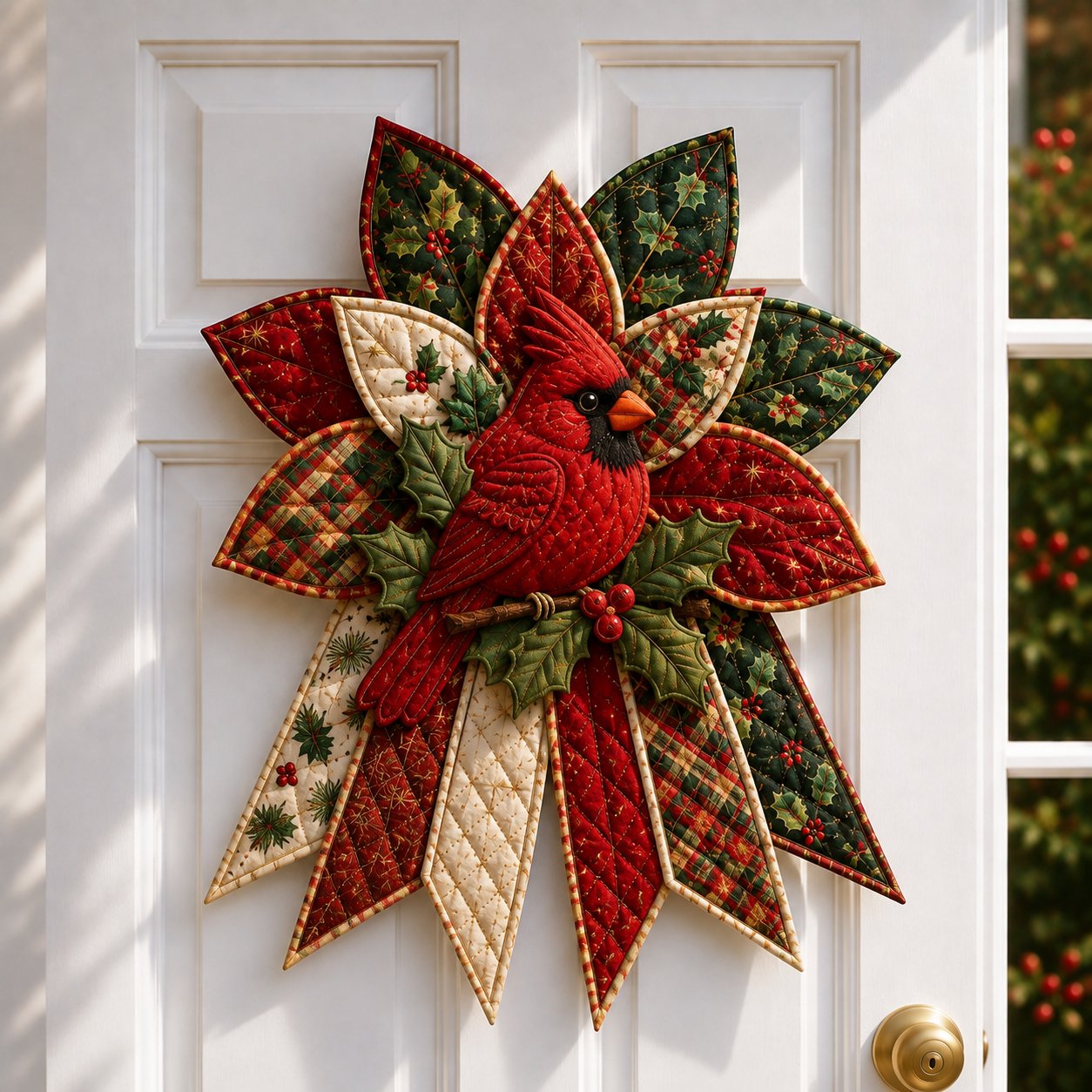 🔥Last 20 Pcs🔥 - 🎄Festive Quilted Christmas Door Hanging DIY Sewing Kit