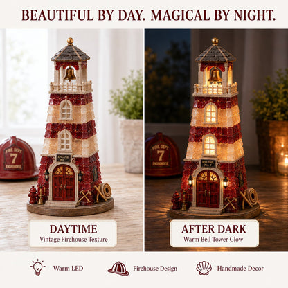 🚒 Beginner-Friendly Vintage Firehouse Mosaic Light DIY Kit Collection | Complete Kit with Mosaic Pieces, LED Lights & Step-by-Step Guide Included 💕