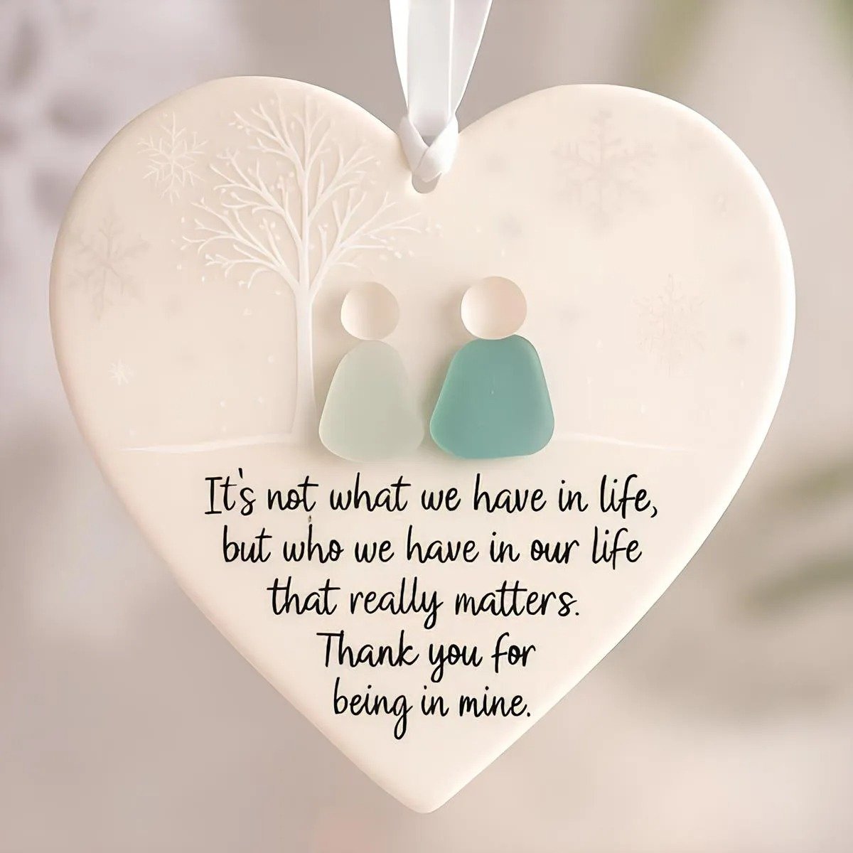 💝Hot Sale❤️ - Heart-Shaped  Friendship Decor🌊✨ Shaped by Nature & Crafted by Hand