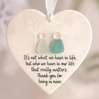 💝Hot Sale❤️ - Heart-Shaped  Friendship Decor🌊✨ Shaped by Nature & Crafted by Hand