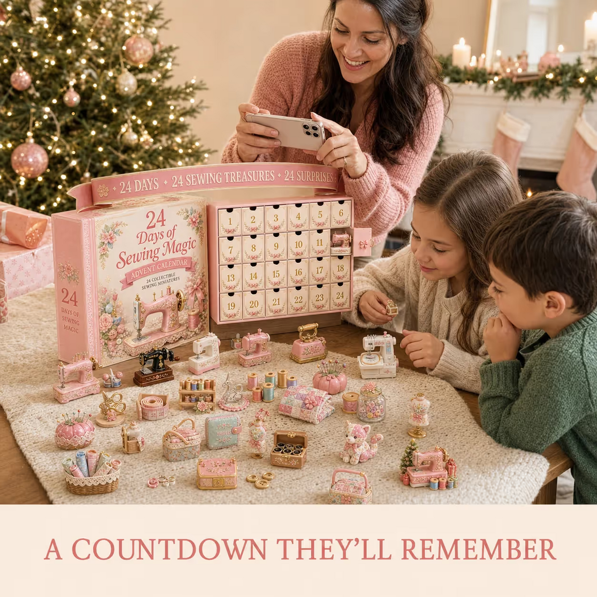 🔥Hot Sale🔥 - Sewing Advent Calendar 2026 – 24 Days of Miniature Sewing Surprises for Crafters & Quilters