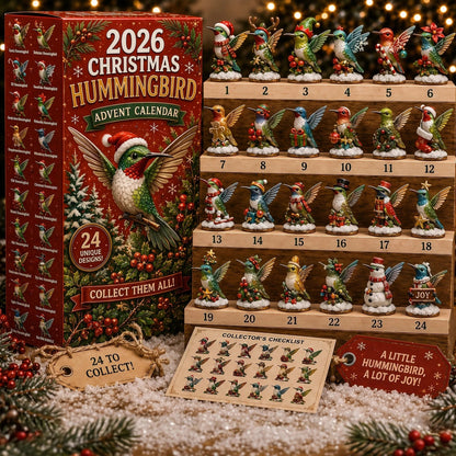 🐦2026 Christmas Hummingbird Advent Calendar – Every Day Brings New Surprises 🎄✨