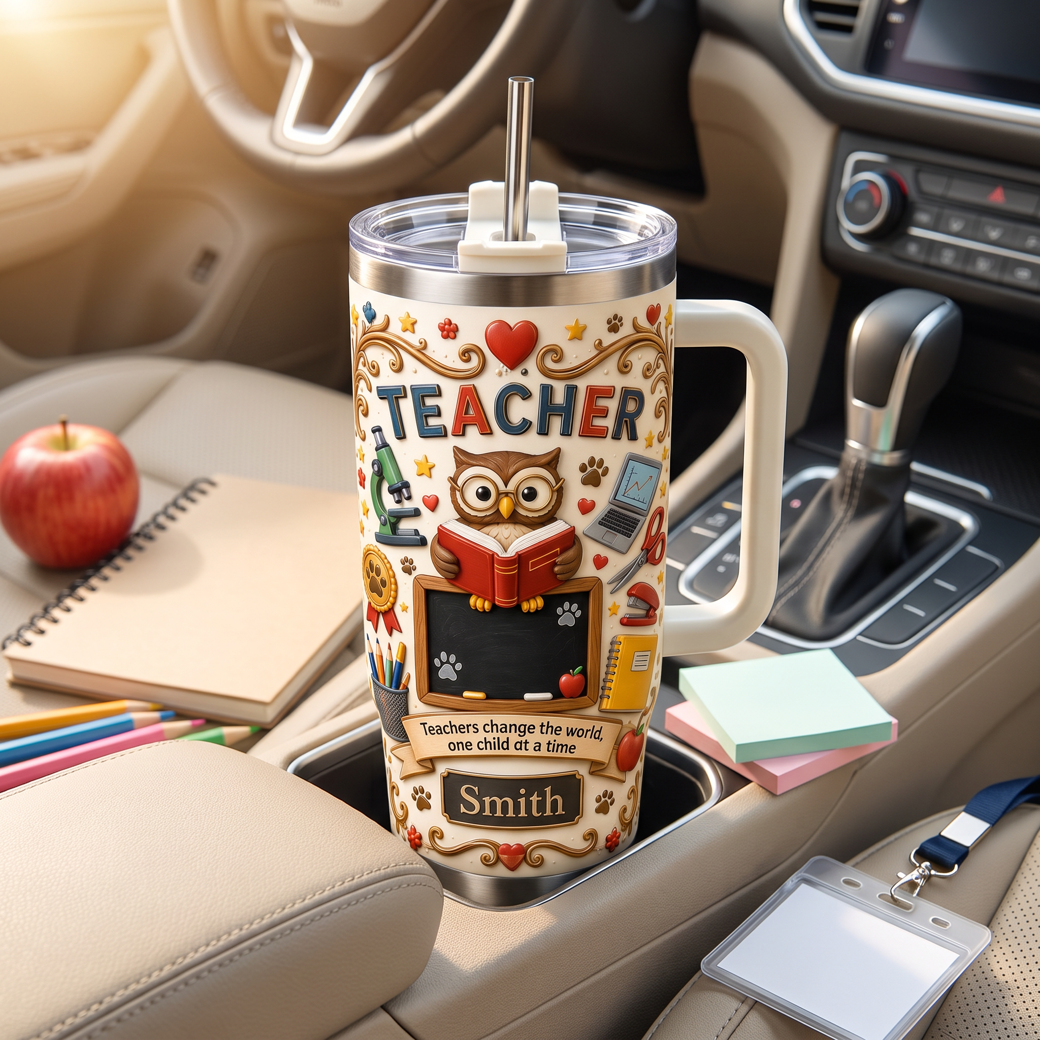 🔥Hot Sale🔥 - Personalized Teacher Gift Tumbler For Back To School