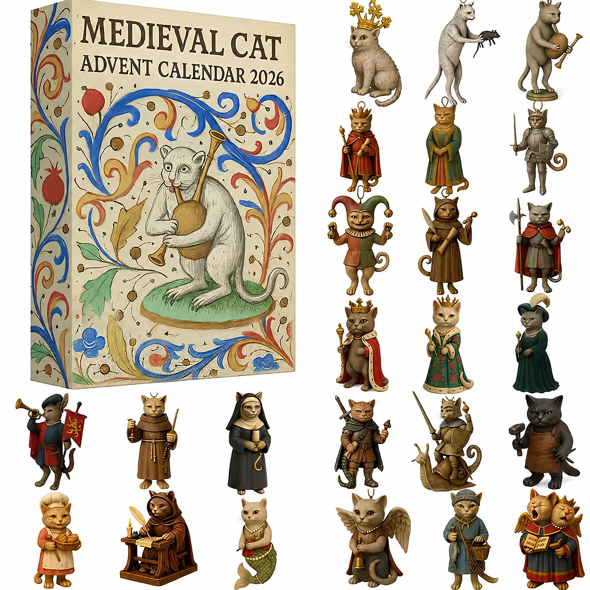 ✨Medieval Cat Advent Calendar 2026