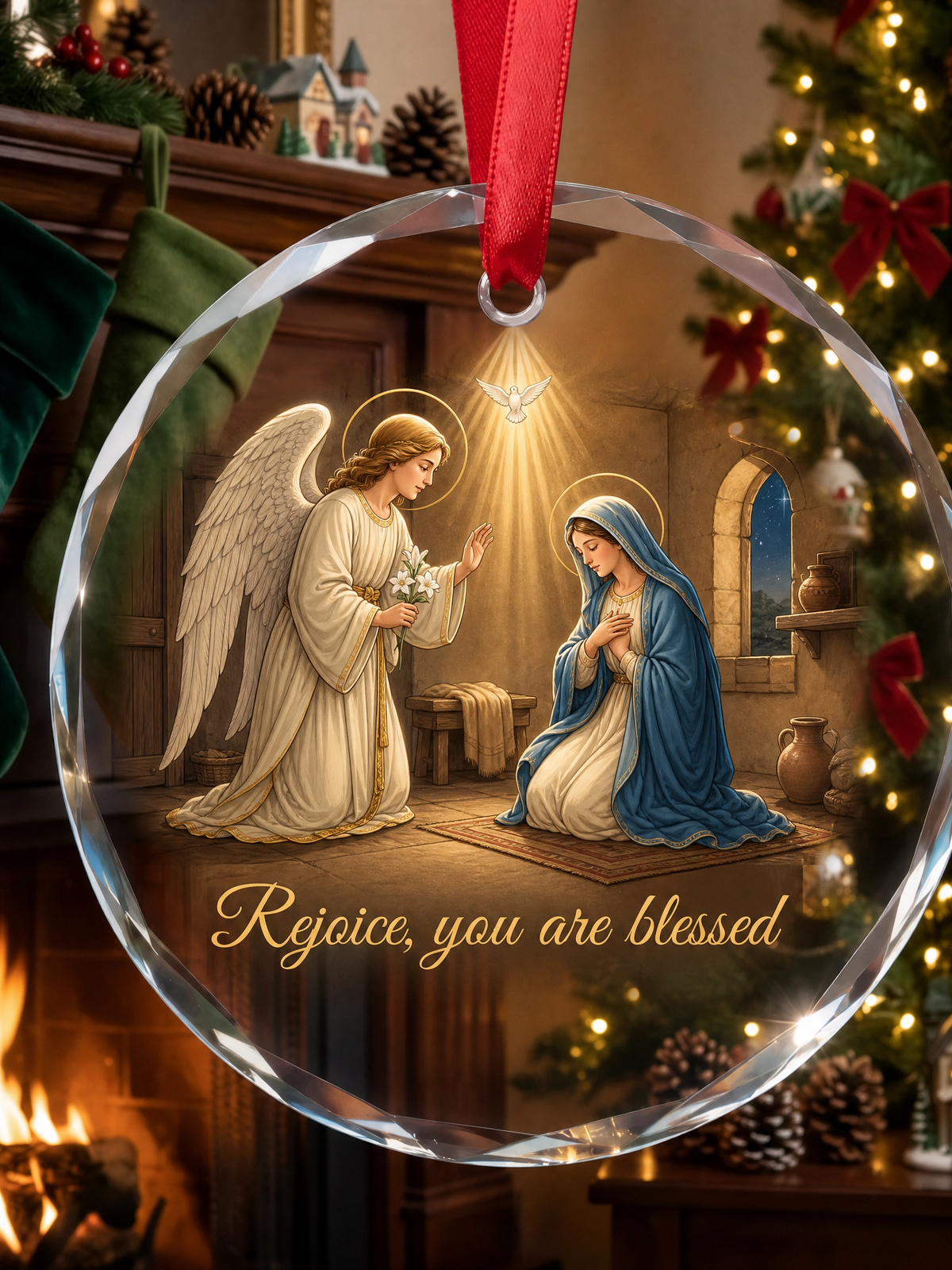 Jesus Nativity Story Christmas Ornament Set – 6 Collectible Pieces That Tell the Story of Christmas